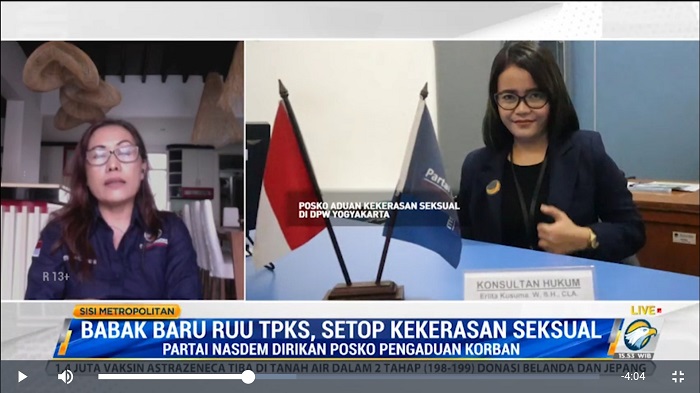 DPW NasDem DIY Buka Posko Pengaduan Kekerasan Seksual