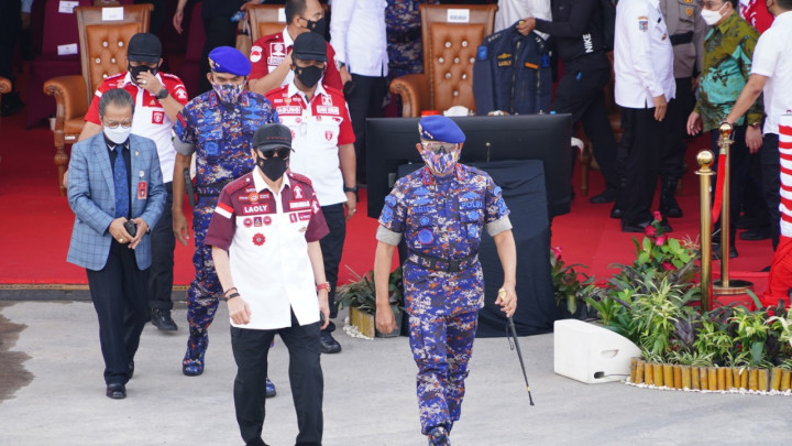Apel Nasional di Perairan Batam, Menkumham Ingatkan Pengawasan Perbatasan