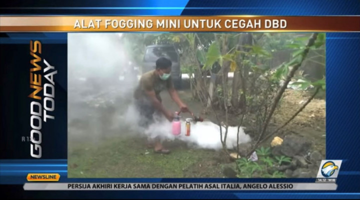 Inovatif! Cegah DBD, Eks Sopir Truk Ciptakan Alat <i>Fogging</i> Mini