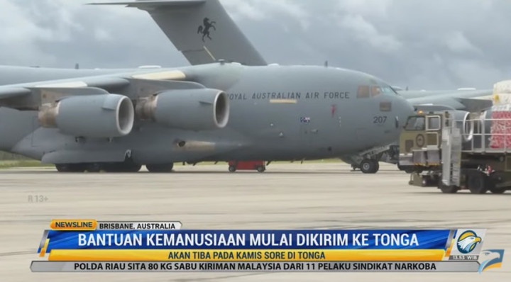 Bantuan Berbagai Negara Berdatangan, Tonga Antisipasi Covid-19 Menyusup
