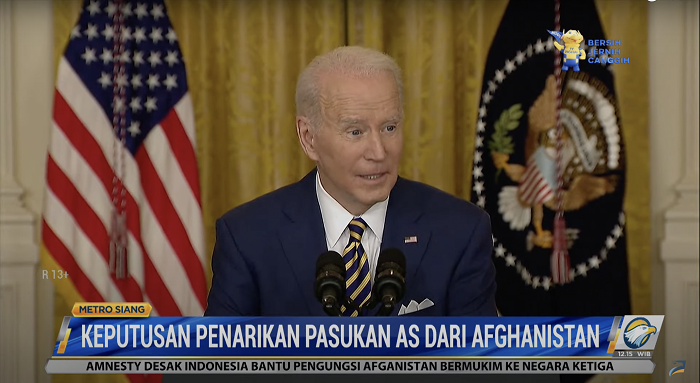 Tarik Pasukan dari Afghanistan, Biden: Saya Tidak Mau Minta Maaf