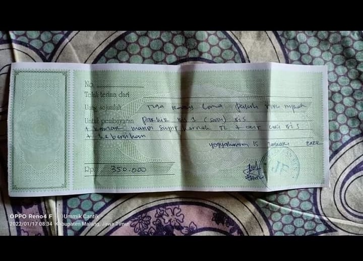 Klarifikasi Pengunggah Kuitansi Parkir Bertarif Rp350 di Yogyakarta