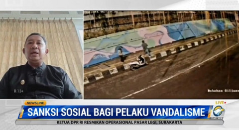 Plt Walkot Bandung Sebut Pelaku Vandalisme Seorang Penakut