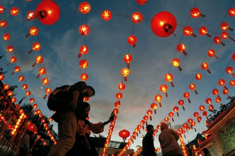 Lampion Imlek. Dok.Medcom.id
