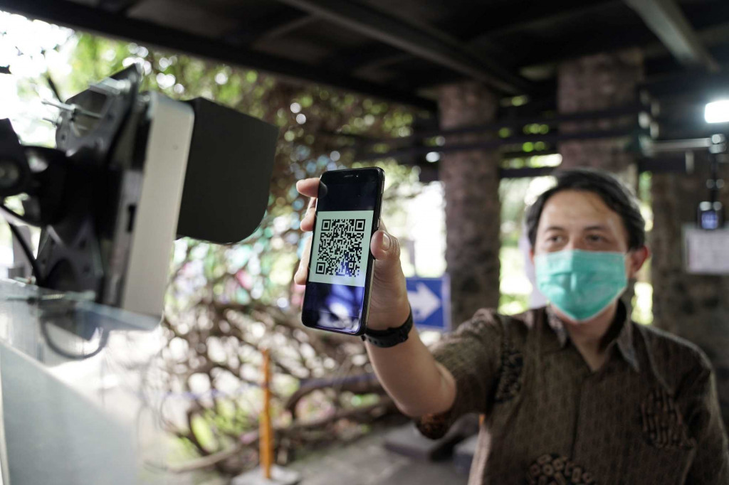 Aplikasi AMARI ITB, untuk mendeteksi Risiko Penularan Covid-19 di Kampus. Foto: Dok. ITB