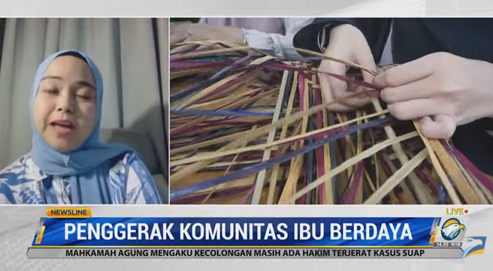 Penggerak Komunitas Ibu Berdaya Ciptakan Kerajinan Kalimantan