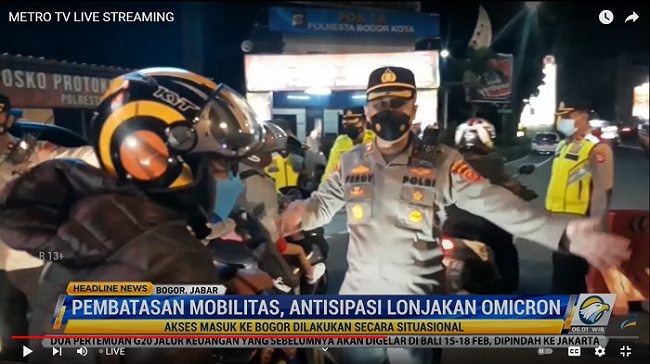 Bogor Tutup Akses ke Pusat Kota, Ganjil Genap Juga Berlaku