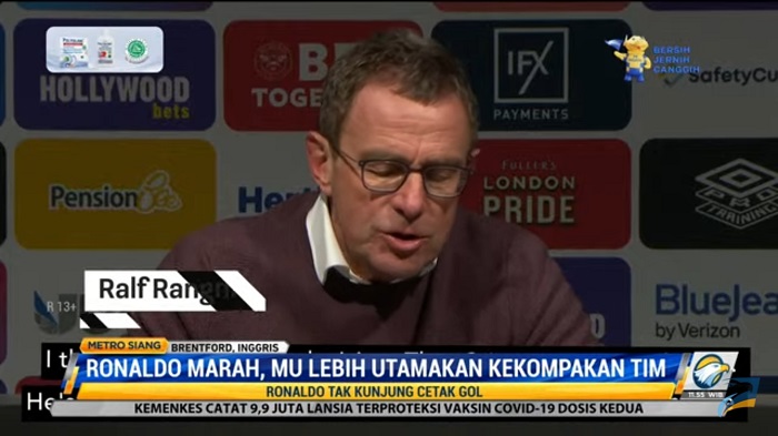 Ronaldo Marah Karena tak Bermain Penuh, Ragnick Anggap Wajar