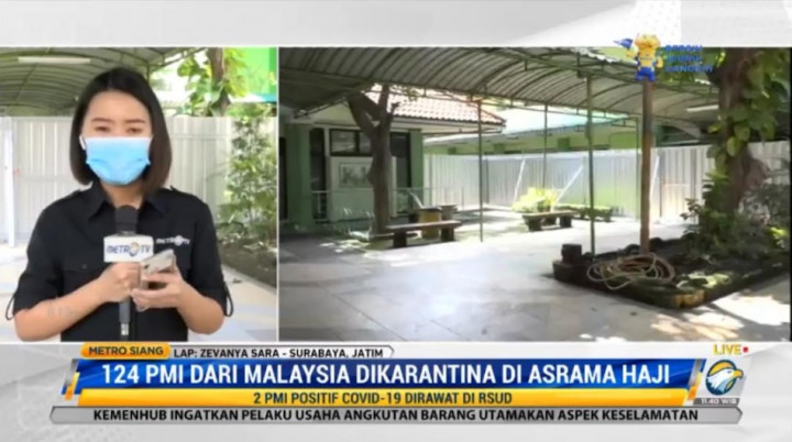 124 Pekerja Migran Indonesia Asal Malaysia Dikarantina di Surabaya