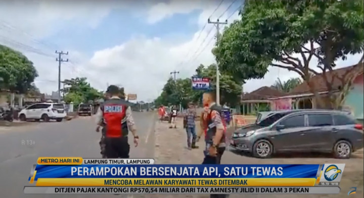 Karyawati Tewas Ditembak dalam Perampokan BRI Link