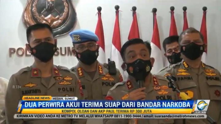 2 Perwira Mapolrestabes Medan Akui Terima Suap Bandar Narkoba