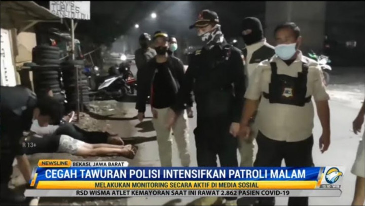 Polisi Intensifkan Patroli Malam Cegah Tawuran Warga dan Balap Liar di Bekasi