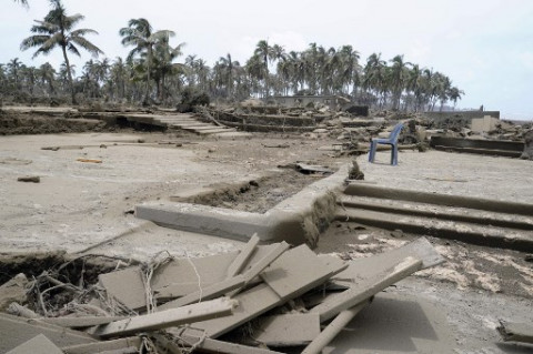 Pemerintah Tonga: 85 Persen Populasi Terdampak Hujan Abu dan Tsunami