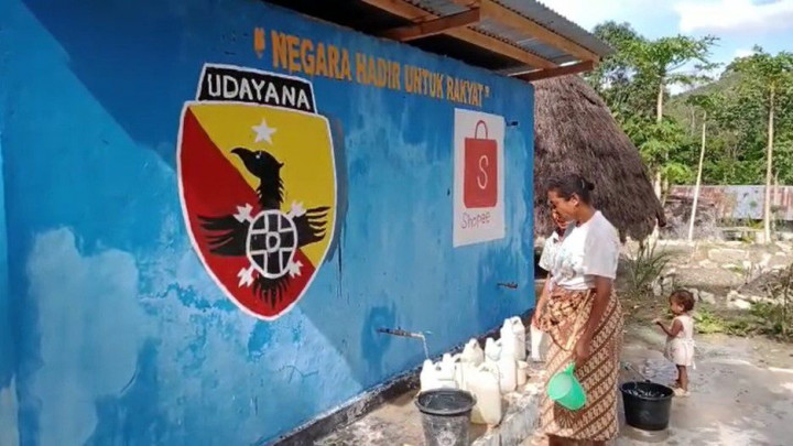 Bantuan Kodam Udayana Penuhi Kebutuhan Air Bersih Warga Desa Pana NTT