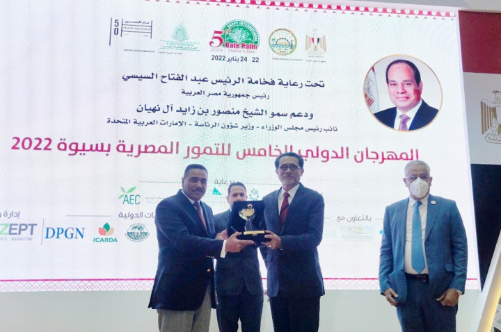 Indonesia Raih Penghargaan Pemerintah Mesir di Festival Kurma 2022