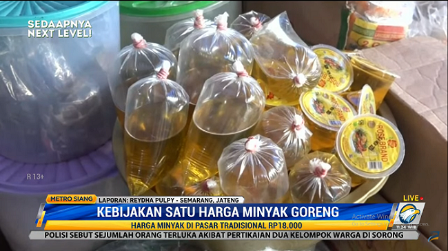 Pasar Tradisional di Semarang Belum Berlakukan Kebijakan Satu Harga Minyak Goreng