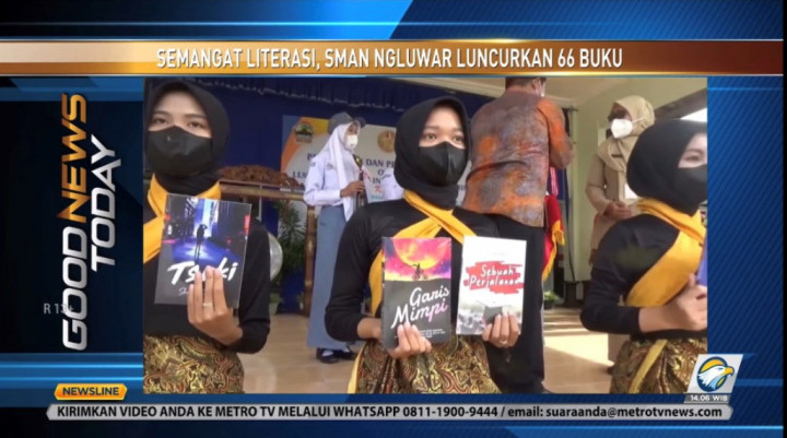 Luar Biasa SMAN Ngluwar, Luncurkan 66 Buku Sekaligus!