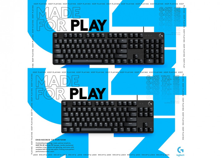 Logitech Luncurkan Keyboard Gaming Mekanikal Baru, G413 SE & TKL