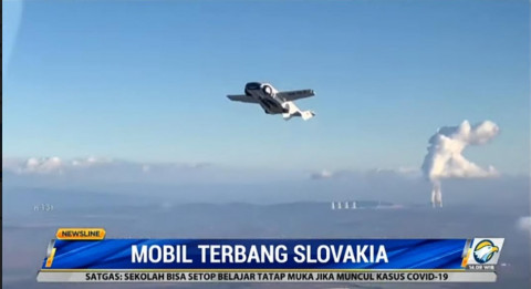 Keren! Mobil Terbang Slovakia Disertifikasi Layak Terbang