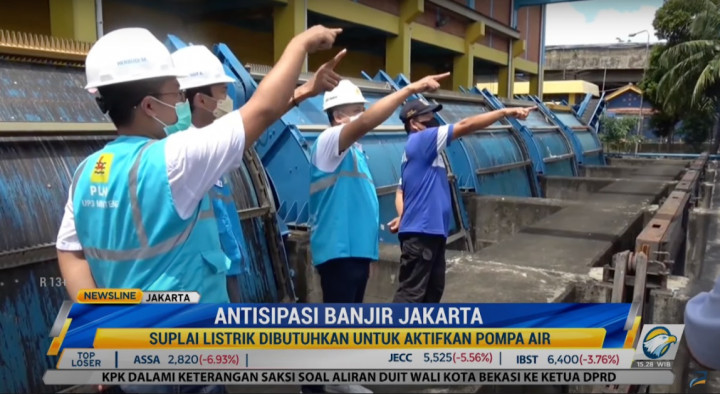 PLN Antisipasi Kondisi Listrik Saat Banjir Jakarta