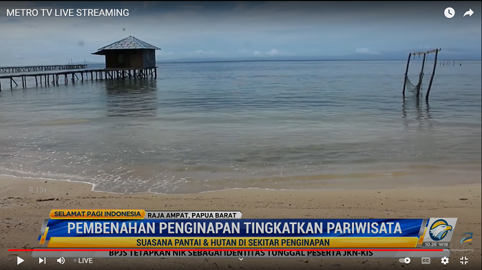 Nikmati Homestay di Raja Ampat, Langsung di Bibir Pantai!