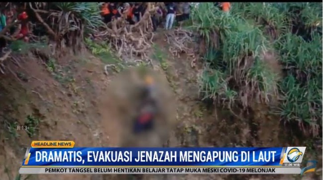 Kisah Evakuasi Dramatis Jenazah Mengapung di Pantai Sukabumi