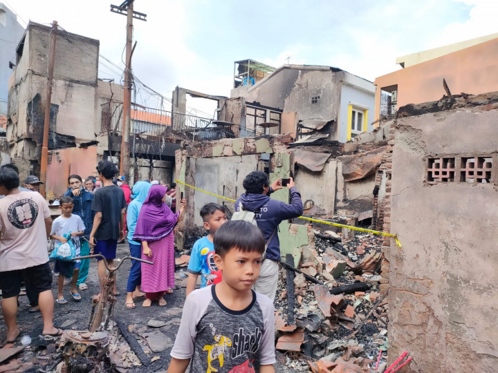 Imbas Kebakaran di Mangga Dua, 38 Rumah Tinggal Puing