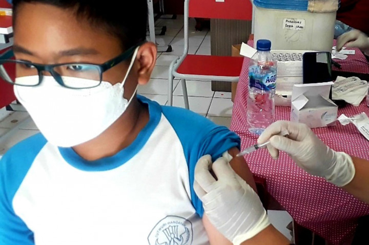 Suksesnya Vaksinasi Covid-19 Anak Tahap ke-2 SDN Beji 5