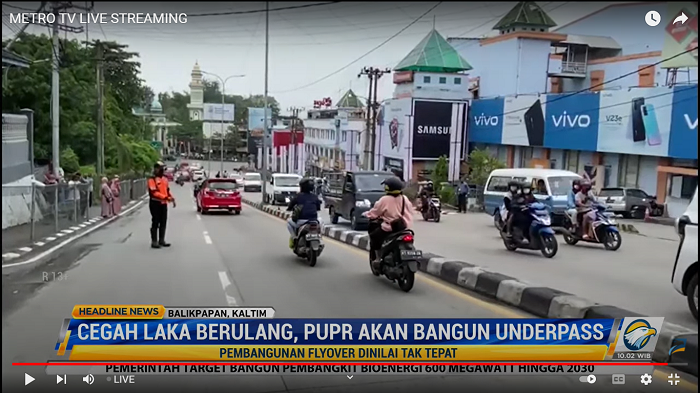 Usai Kecelakaan Beruntun, Menteri PUPR Akan Bangun Underpass di Balikpapan