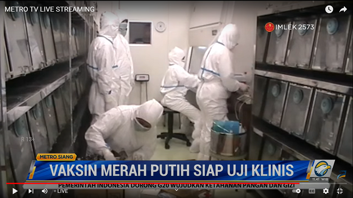 Vaksin Merah Putih Unair Siap Uji Klinis