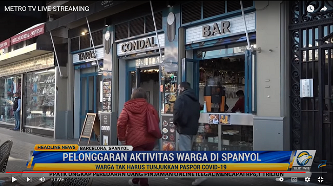 Spanyol Sudah Longgarkan Pembatasan Aktivitas Masyarakat