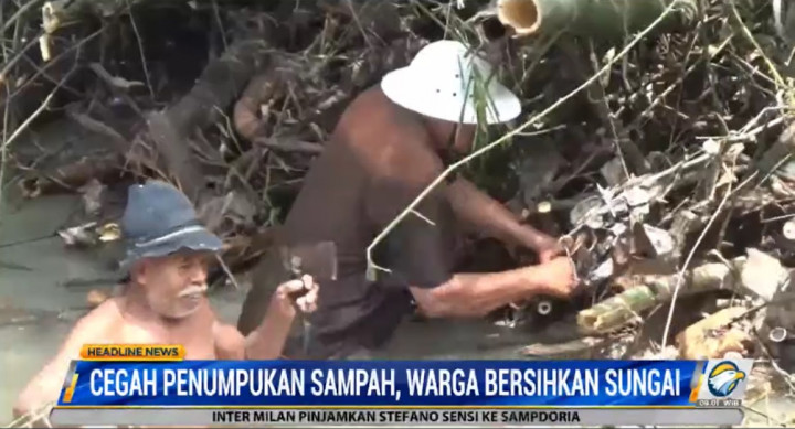 Warga Jember Bersihkan Hulu Sungai Cegah Sampah Menumpuk
