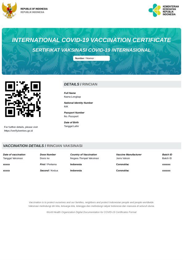 Sertifikat Vaksin Internasional Sudah Tersedia, Begini Cara Downloadnya di PeduliLindungi