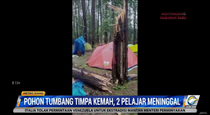 Tertimpa Pohon Tumbang, 2 Pelajar di Tompobulu Meninggal