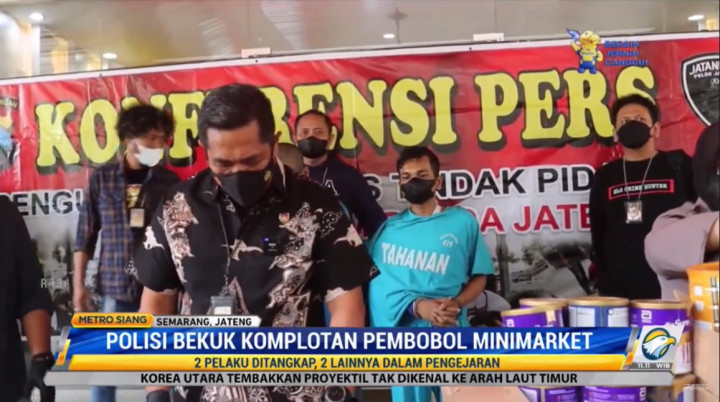 Komplotan Pembobol Spesialis Minimarket Tol Palimanan Ditangkap