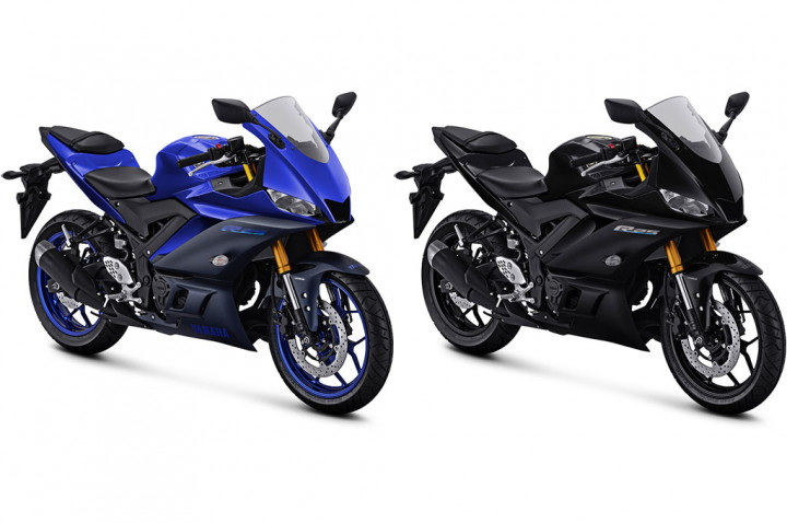 Nuansa Tegas Yamaha R25 MY 2022, Gunakan Warna Solid