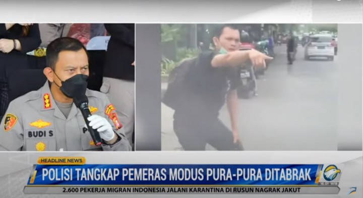Ini Modus Pemeras Pura-pura Ditabrak yang Sempat Viral
