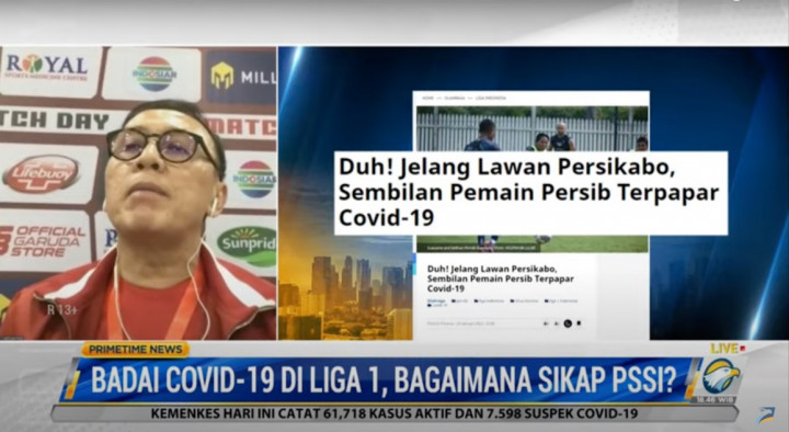 'Badai Covid-19' Terjang Liga 1, Ini Respons PSSI