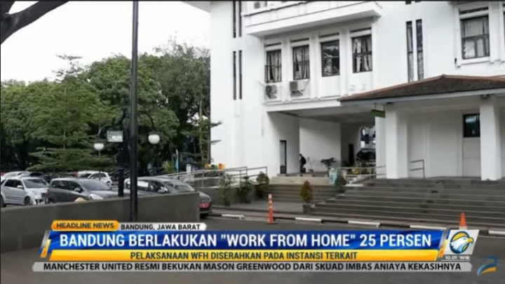Bandung Berlakukan <i>Work from Home</i> 25%
