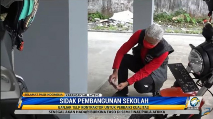 Ini yang Bikin Ganjar Meradang Saat Cek Bangunan Sekolah di Tawangmangu