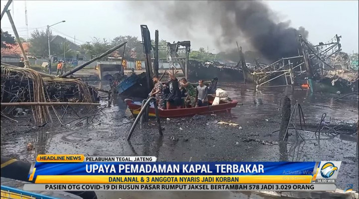 Komandan TNI AL Nyaris Tewas Terimbas Kebakaran Kapal