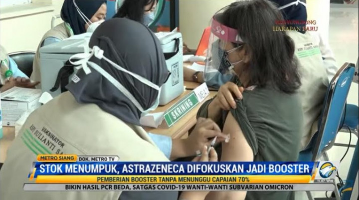 Stok Banyak, Astrazeneca Fokus Jadi <i>Booster</i>