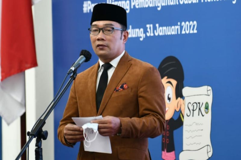 Gubernur Jawa Barat Ridwan Kamil. Foto: Branda Antara