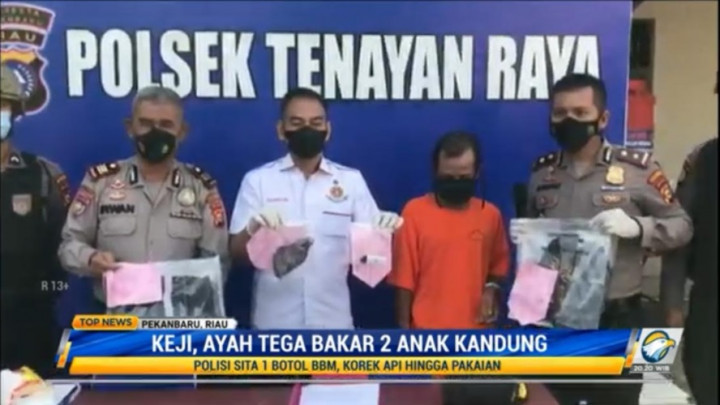 Bertengkar dengan Istri, Ayah Tega Bakar 2 Anak Kandung