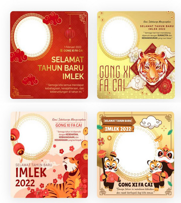 10 Link Twibbon Perayaan Imlek Tahun 2022 Lengkap dengan Ucapan