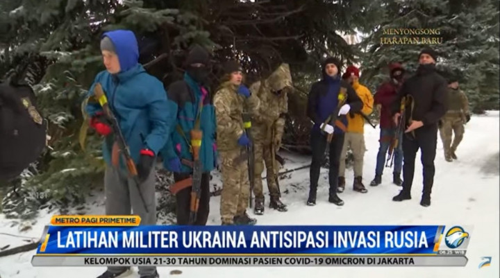 Tentara Ukraina Siaga Antisipasi Invasi Rusia