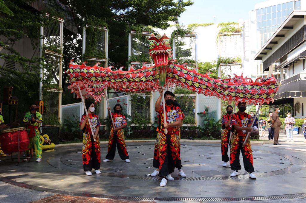 Barongsai Performance dari perguruan Tien Lung (Foto: Summarecon MKG)