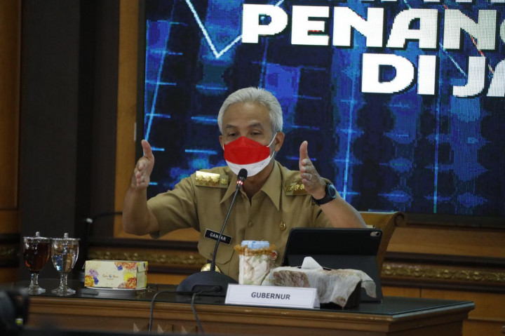 Gubernur Jateng Beberkan Peningkatan Kasus Covid-19 di Sejumlah Daerah