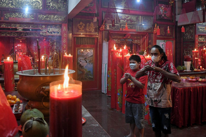 Perayaan Imlek di Kelenteng Petak Sembilan Berlangsung Terbatas