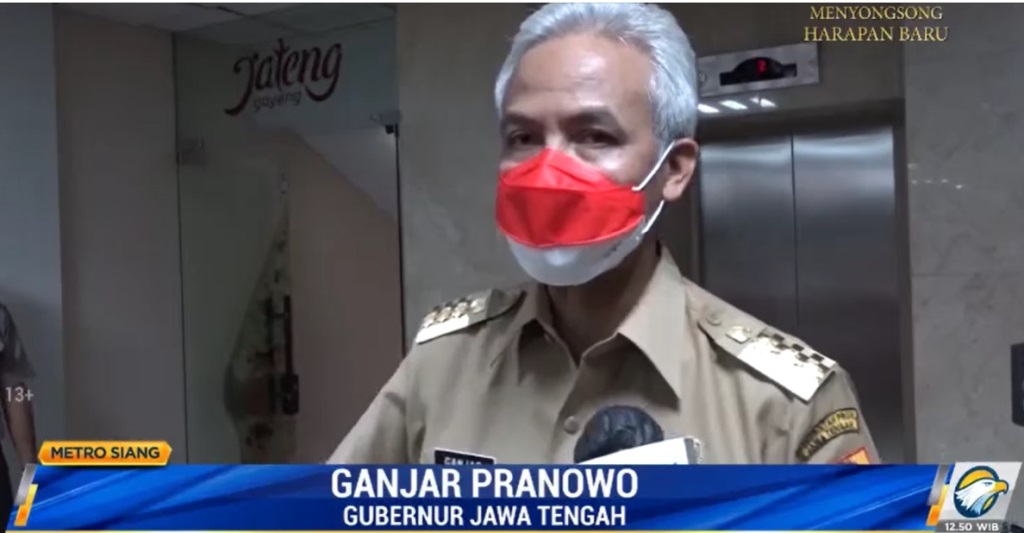 Gubernur Jawa Tengah Ganjar Pranowo (Foto:Dok.Metro TV)